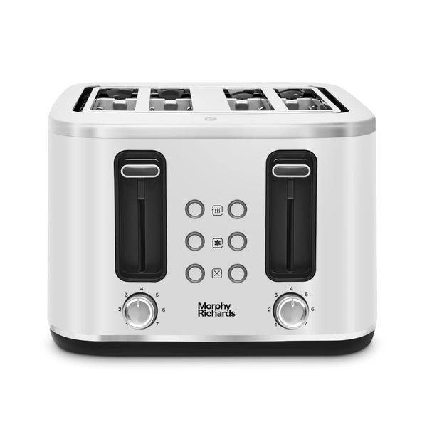 Morphy Richards Motive 4 Slice Toaster In Chalk