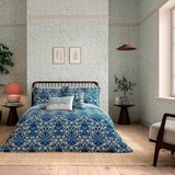 Morris & Co Hyacinth Cover Set Double Size in Indigo