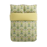 Morris & Co Hyacinth Cover Set King Size in Sage & Citrus