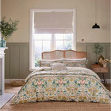 Morris & Co 'Lodden' Cotton Double Duvet Cover Set In Primrose