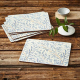Morris & Co. Willow Bough Blue Placemats Set of 6