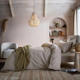murmur Abigail Ahern King Size Duvet Cover Lara In Sage Green