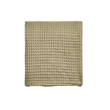 murmur Tess Waffle Throw In Sage Green