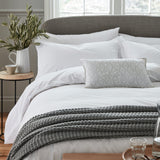 Murmur Calm Oxford Pillowcase White