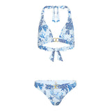 Naia Elba Bikini Brief La Mer Print in Blue