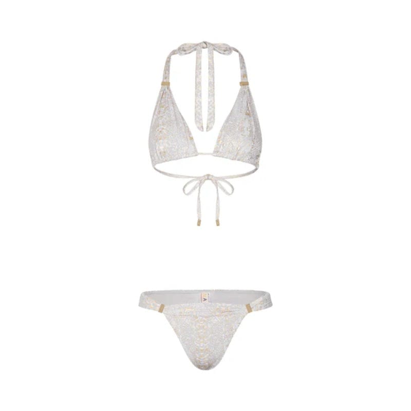 Bikini Triangolo Coppe Imbottite - PETROLIO