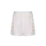 Naia Martinique Soft Sheen Cotton Short in White