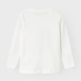 Name IT Christmas Long Sleeve Penguin Top in White