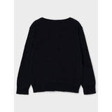 Name It Mini Boys Reindeer Christmas Jumper in Dark Sapphire