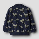 Name It Mini Regular Fit Sweat Cardigan In Navy Blazer