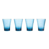 Navigate Linear Plastic Tumblers Blue Set of 4