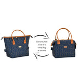 Navigate Navy Convertible 2 in 1 Insulated Picnic Lunch Bag
