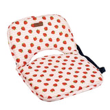 Navigate Summerhouse Strawberries & Cream 5 position adjustable picnic, festival chair - pink