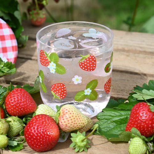 Navigate Summerhouse Strawberries & Cream Decorated Tumbler