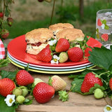 Navigate Summerhouse Strawberries & Cream Set of 4 Plates