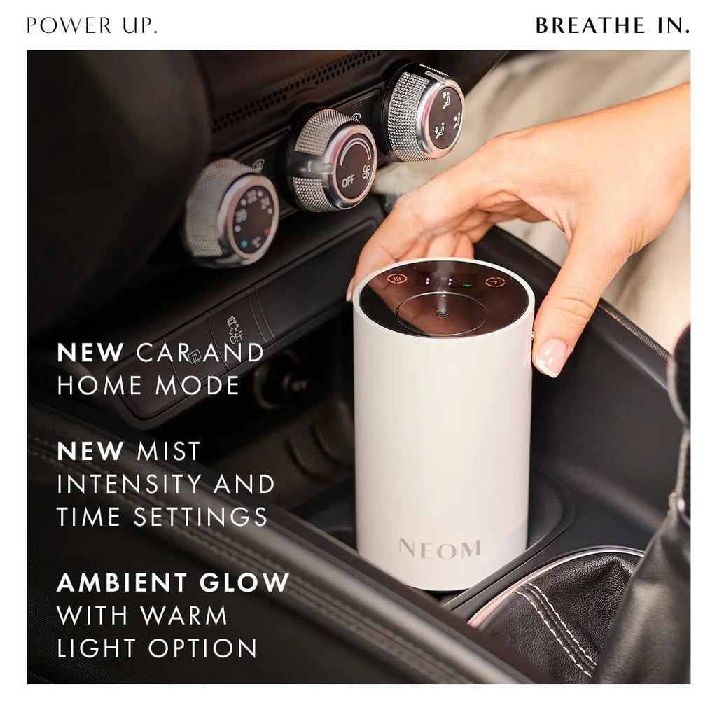 Mini Pod Diffuser Wellbeing Pod Mini+ Waterless Essential Oil Diffuser in White