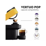 Nespresso Vertuo Pop Coffee Machine by De'Longhi in Yellow