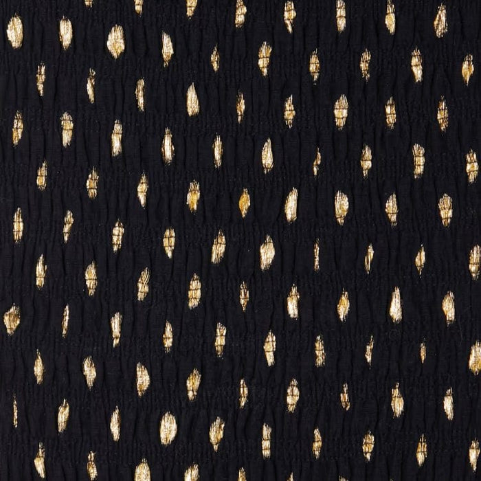 Never Fully Dressed Black Jojo Dress with Gold Fleck Never Fully Dressed Black Jojo Dress with Gold Fleck