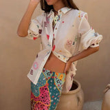 Never Fully Dressed Morocco Charms Marley Shirt In Cream