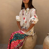 Never Fully Dressed Morocco Charms Marley Shirt In Cream