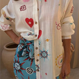 Never Fully Dressed Morocco Charms Marley Shirt In Cream