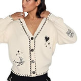 Never Fully Dressed Mystical Cardigan In Cream