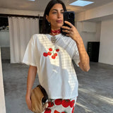 Never Fully Dressed Pan Con Tomate T Shirt In White