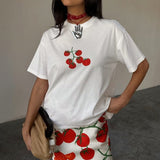 Never Fully Dressed Pan Con Tomate T Shirt In White