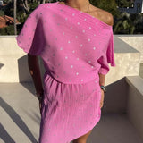 Never Fully Dressed Petal Pink Mini Tilly Dress
