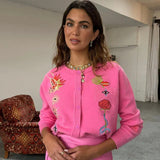 Never Fully Dressed Pink Enchanted Cardigan in Pink