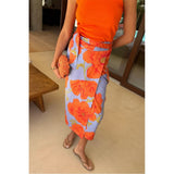 Never Fully Dressed Poppy Jaspre Skirt In Blue