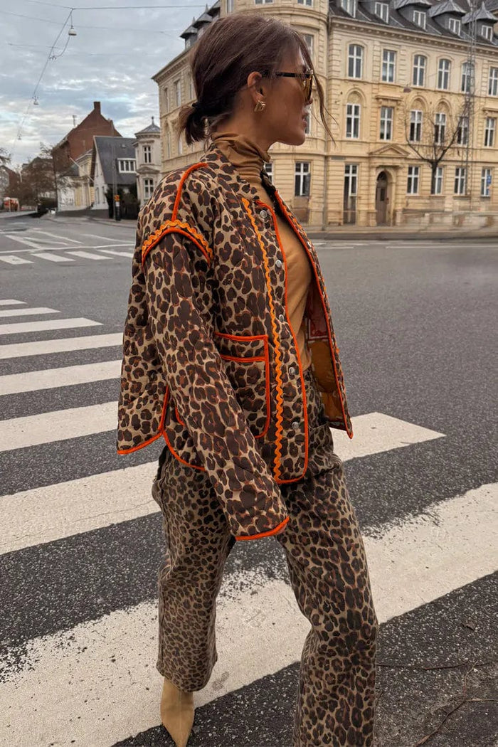 Never Fully Dressed Reversible Soller Quilted Jacket in Multi