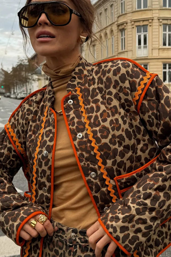 Never Fully Dressed Reversible Soller Quilted Jacket in Multi