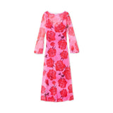 Never Fully Dressed Rosa Aria Dress In Floral Pink
