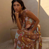 Never Fully Dressed Star Fawn Sophie Dress In Brown