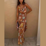 Never Fully Dressed Star Fawn Sophie Dress In Brown