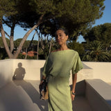 Never Fully Dressed Tilly Dress In Pistachio