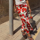 Never Fully Dressed Tomato Dorris Skirt In Red Mix
