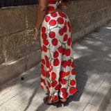 Never Fully Dressed Tomato Dorris Skirt In Red Mix