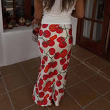 Never Fully Dressed Tomato Dorris Skirt In Red Mix