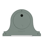 Newgate Broadway Mantel Clock In Asparagus Green