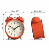 Newgate Charlie Bell Alarm Clock In Orange
