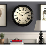 Newgate Notting Hill Wall Clock In Gloss Black