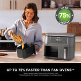 Ninja 6-in-1 Dual Zone Air Fryer 7.6L In Grey