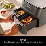 Ninja 6-in-1 Dual Zone Air Fryer 7.6L In Grey
