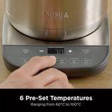 Ninja KT201UK Stainless Steel Perfect Temperature Kettle, Rapid Boil