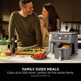 Ninja MAX 6-in-1 Dual Zone Air Fryer 7.6L In Black