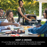 Ninja OO101UK Woodfire Electric Outdoor Oven, Artisan Pizza Maker and BBQ Smoker