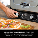 Ninja OO101UK Woodfire Electric Outdoor Oven, Artisan Pizza Maker and BBQ Smoker