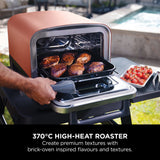 Ninja OO101UK Woodfire Electric Outdoor Oven, Artisan Pizza Maker and BBQ Smoker